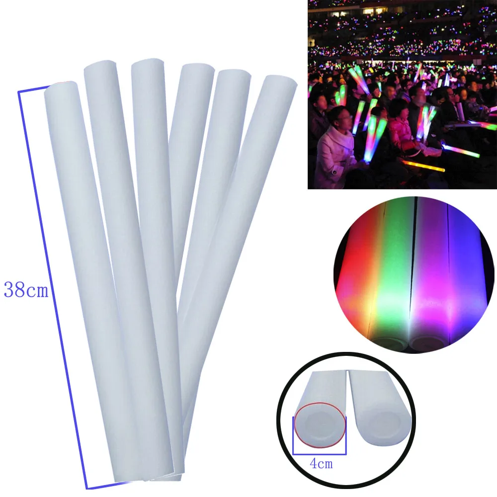 Buy 1PCS Light Up Foam Sticks Glow Party LED Flashings