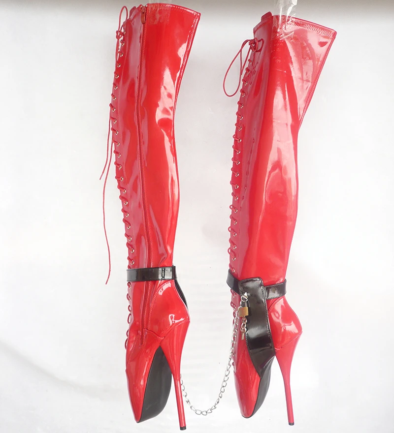 Buy New Ultra High Heel 18cm Heel Ballet Boots Thigh