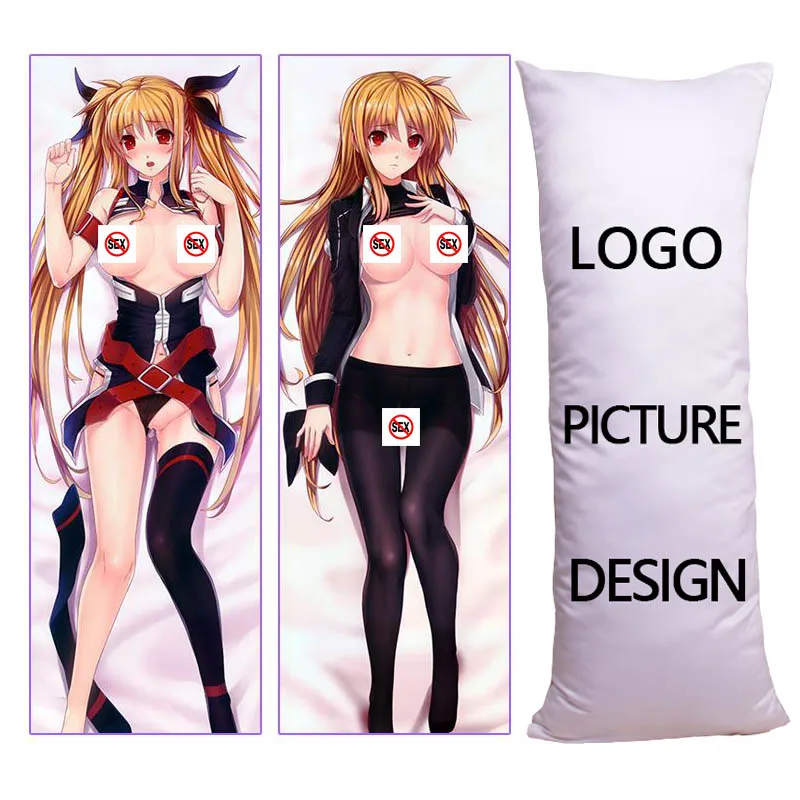 Pаспродажа Аниме длинная подушка волшебная девушка лирическая NANOHA большая подушка обнимающая тело на заказ Свадьба для спящей девушки dakimakura дропшипп...
