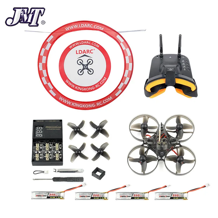 JMT Happymodel Mobula7 V2 75 мм Crazybee F4 Pro OSD 2S bwoop FPV гоночный Дрон Mobula 7 BNF с FPV очки Арка фартук - Цвет: with frsky RX Standa