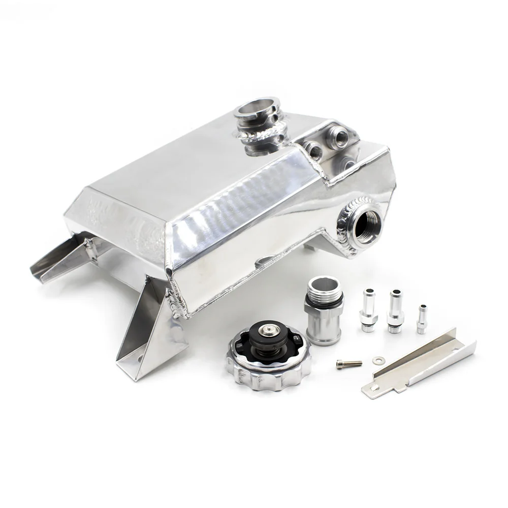 ALLOY Aluminum RADIATOR OVERFLOW EXPANSION TANK For Ford BA & BF 6CYL ...