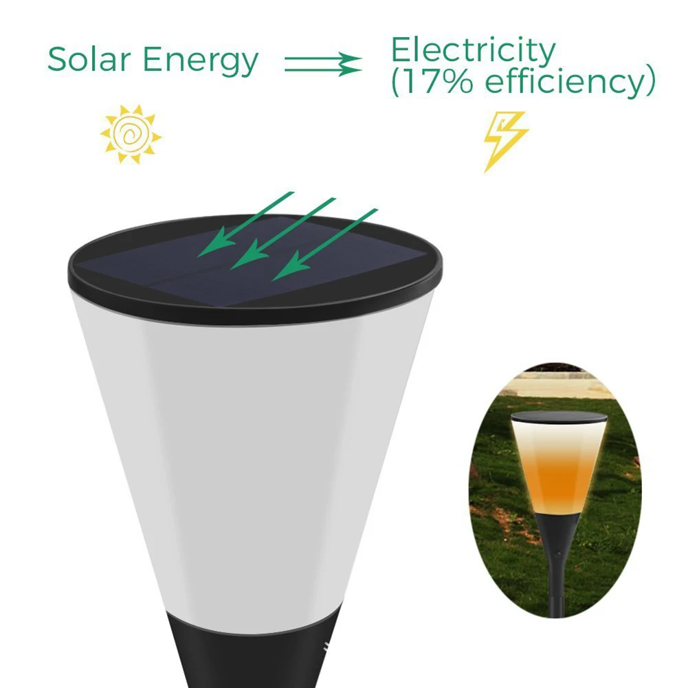 Luzes ao ar Livre da Paisagem do Jardim da Tocha Luzes de Rua Dropship à Prova Chama Solar Gramado Chão Luzes d' Água 6.14 96led 9 Lâmpadas solares