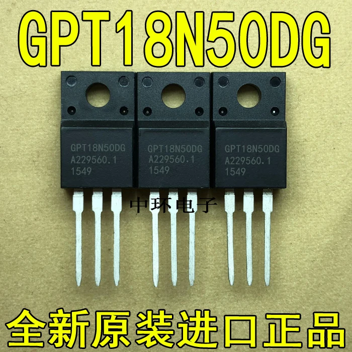 

1PCS/LOT GPT18N50DG TO-220F New orginal