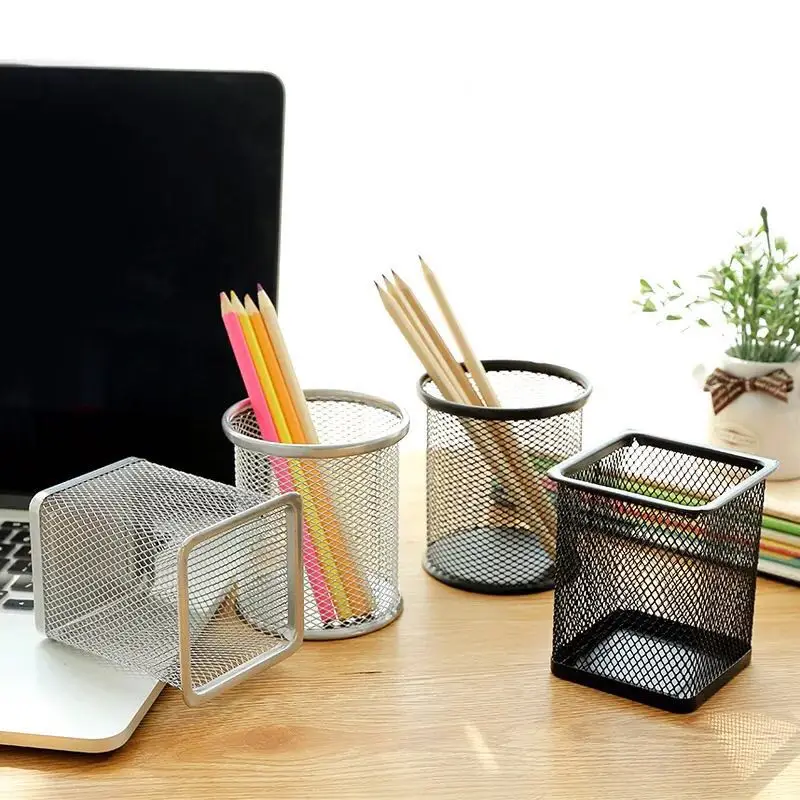 

Desktop Pen Holder Office School Storage Case Pen holder Office Organizer Pencil Stationery Container Office Supplies