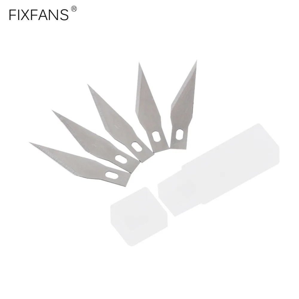FIXFANS-11#-Blades-with-Storage-Box-for-Wood-Carving-Tools-Engraving-Craft-Sculpture-Knife-Scalpel-Cutting-Tool-PCB-Repair