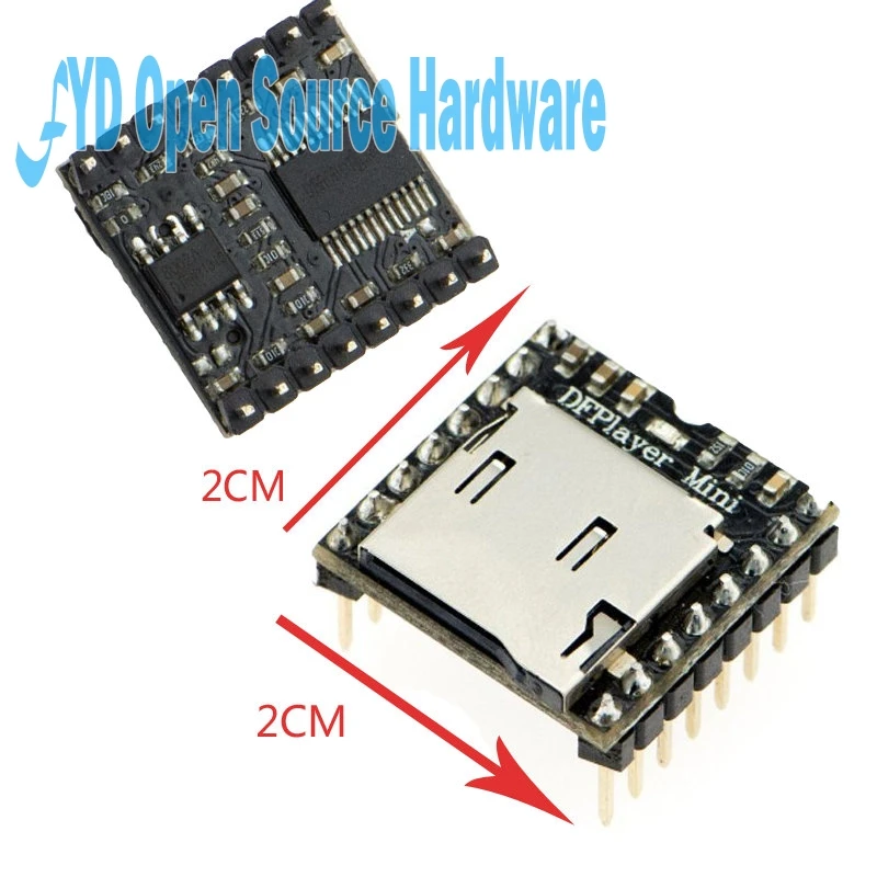 Mini MP3 Player Module with Simplified Output Speaker for