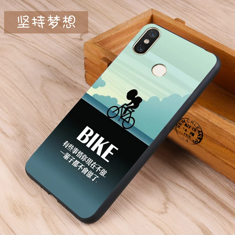 Case for Xiaomi Mi8 Case Silicone Cover for Xiaomi Mi8 Case Cover bag Skin Wolf Fish Skull Mi8 Fundas 100% BiNFUL 11