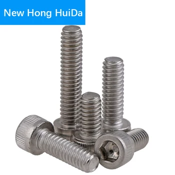 

M2 M2.5 M3 M4 M5 M6 M8 DIN912 Hex Head Socket Cap Screws Hexagon Thread Metric Machine Allen Bolt 304 Stainless Steel