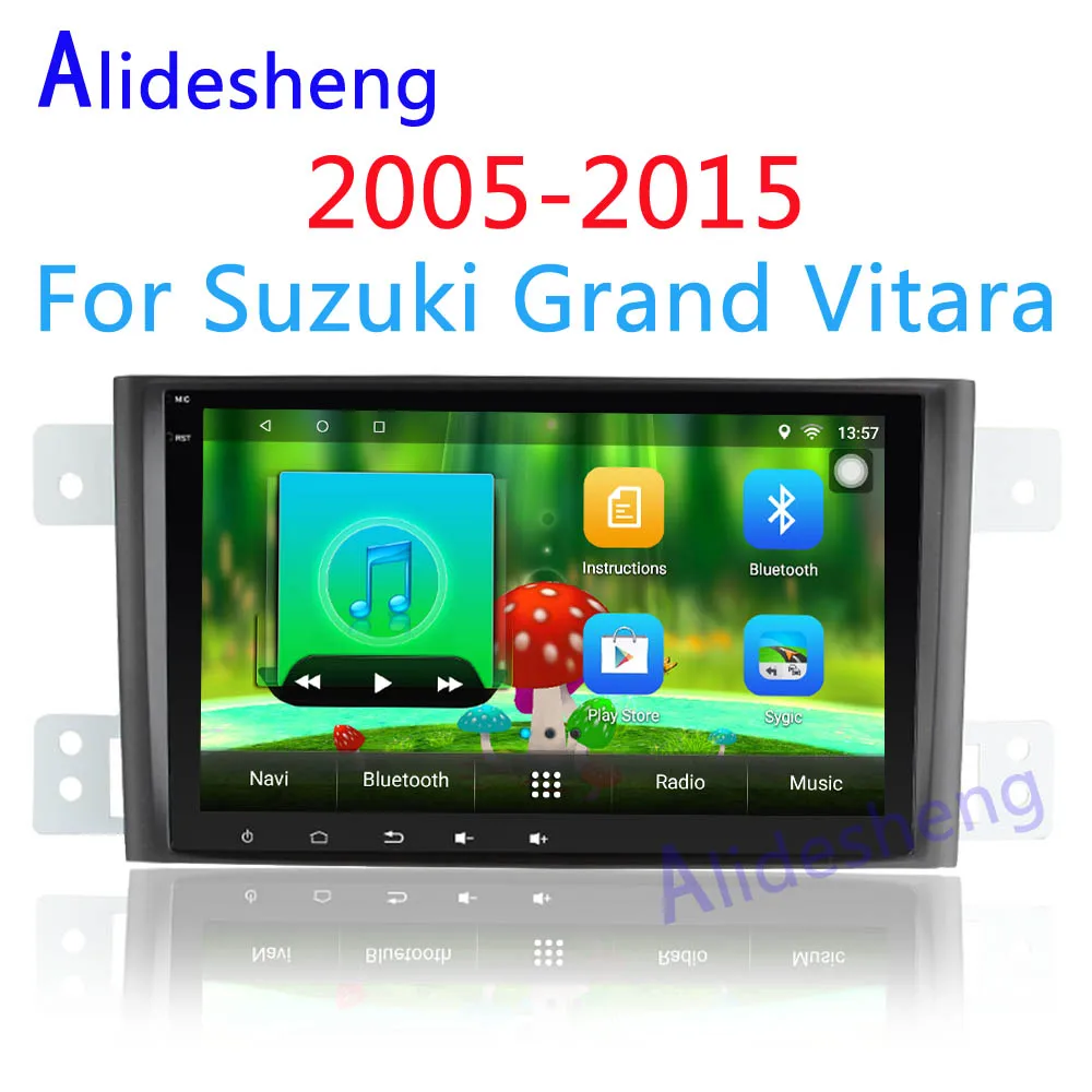 

Android 7.1 Car DVD Player 2G+32G for Suzuki Grand Vitara 2005 2006 2007 2008 2009 2010 2011 2012 2013 Car Radio GPS Navigation