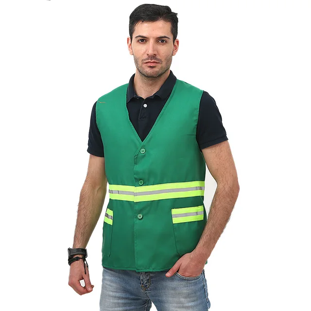 ZK30 Safety Clothing Reflective Cleaning clothing Vest With Pockets