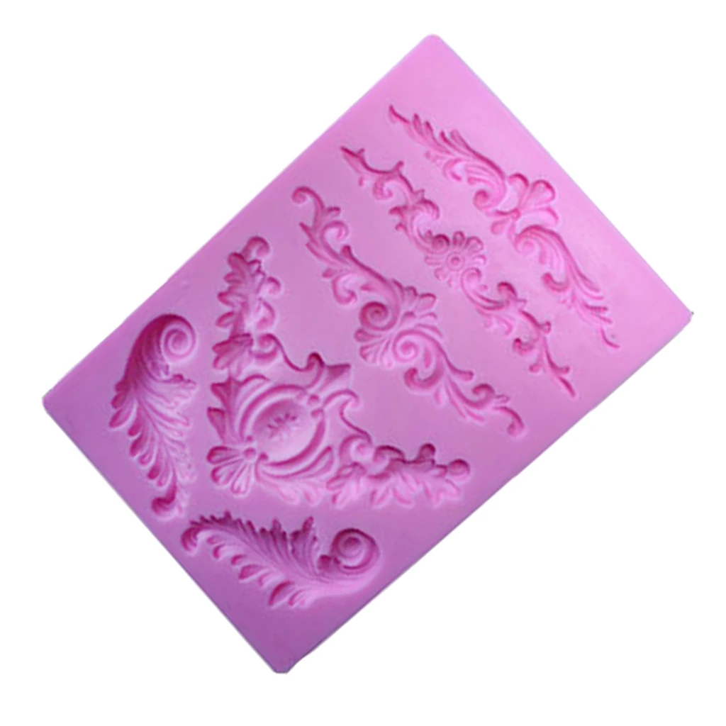 Silicone Cake Molds, Fondant Shape Decorating Ice Cube Trays for Homemade Cake Chocolate Cupcake
