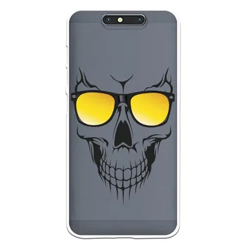

Stand case skull costume drawing WP014 for ZTE Blade V8