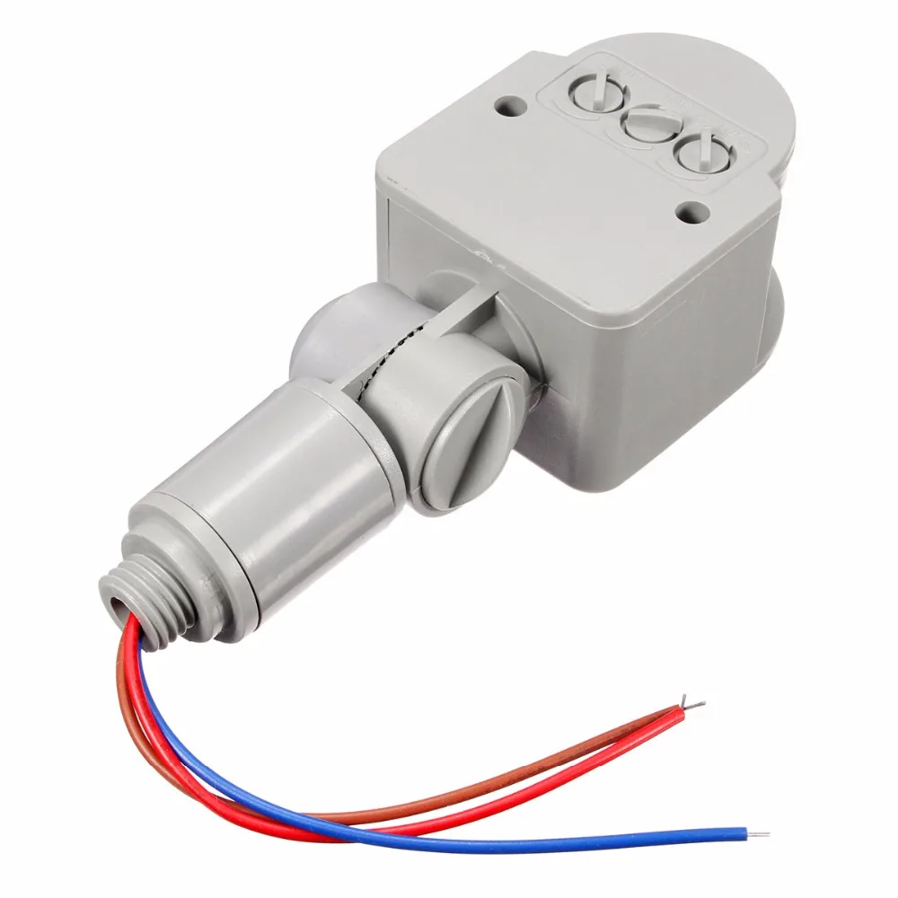 180 Degree LED Outdoor 110 220V Infrared PIR Motion Sensor Detector