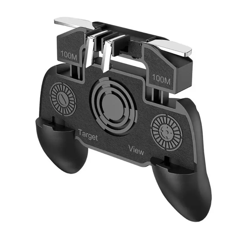  K20 Gamepad Joystick L1 R1 Mobile Game Trigger Controller Tools for PUBG w/Cooler Fan iPhone Androi