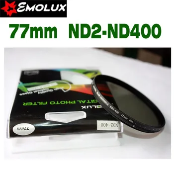 

Neutral Density ND400 Filter Emolux 77mm Slim for Digital Camera Lens For Nikon Samsung Canon Sony camera to adjusted darker NEW