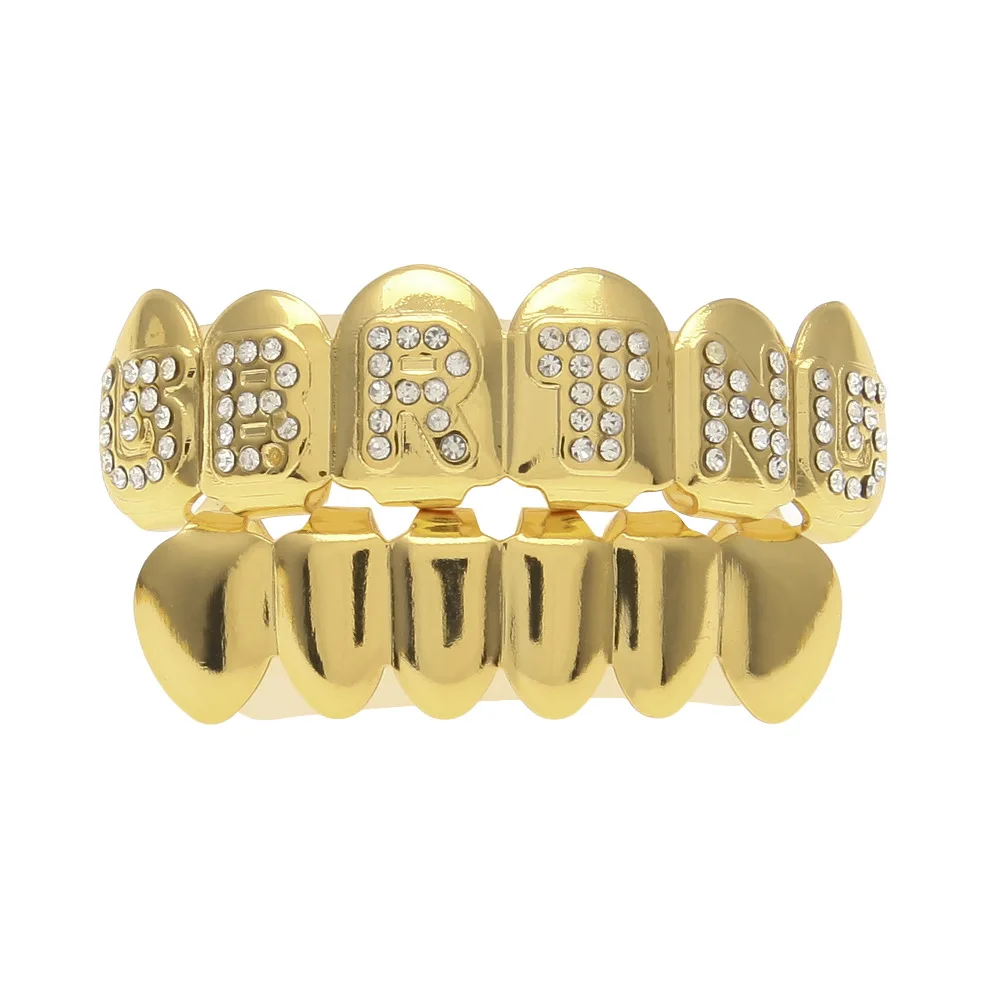 Украшения для тела Grillz Teeth мужчин и женщин ювелирные изделия в стиле хип хоп с