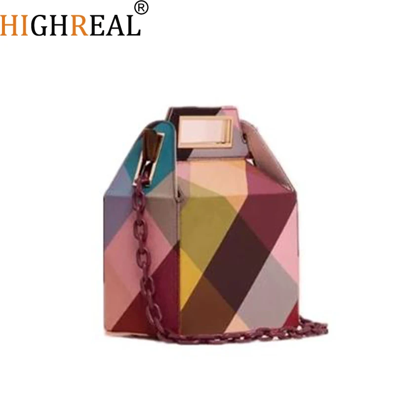 

Designer Luxury Women Acrylic Box Shape Design Clutch Handbags Crossbody Shoulder Bag Acrylic Box Clutches Evening Handbag Purse