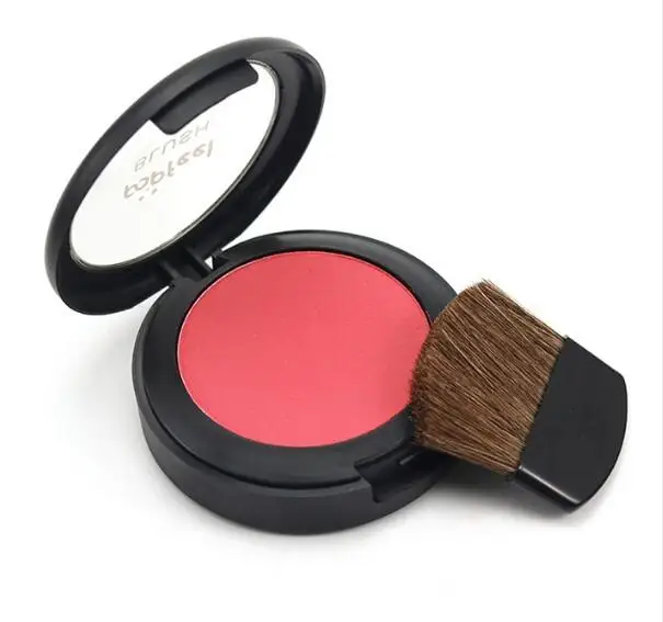 Popfeel Cosmetic Blush Makeup Face Powder Blush Cake Plus Compact Face