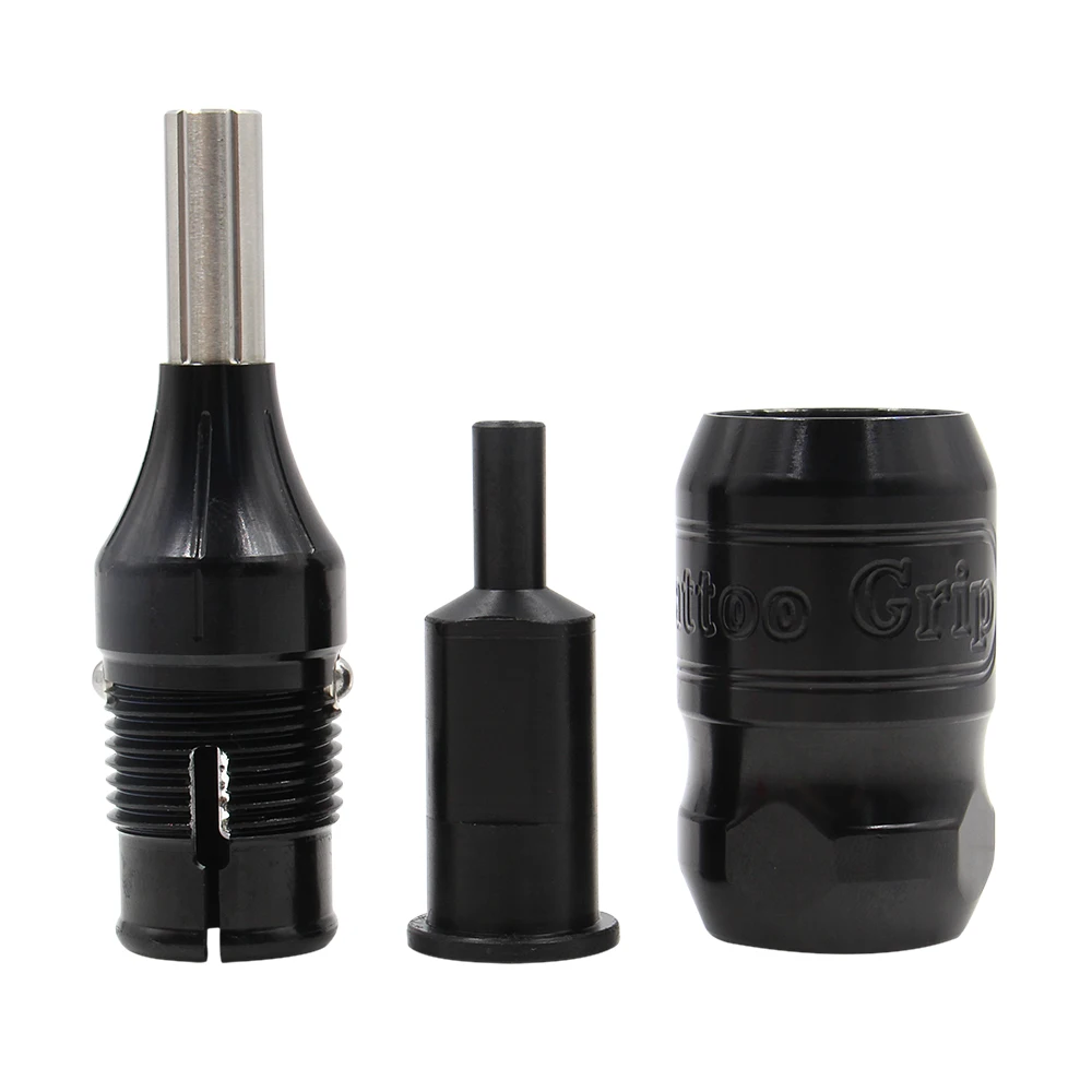 27MM Black Tattoo Grip Aluminum Alloy Grip Tube Cartridge Tattoo Grips Tattoo Tubes For Cartridges Needles Tattoo Supply