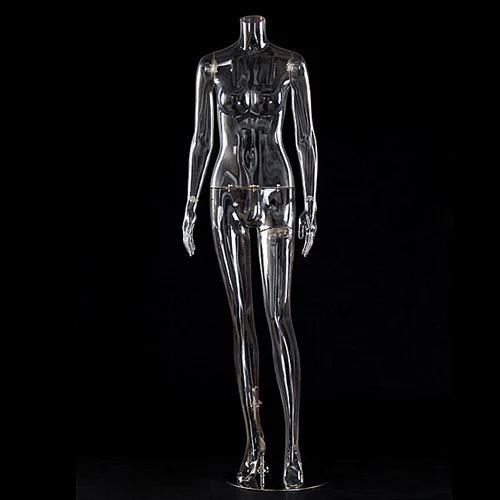 

Transparent female mannequins without head, Fashion display mannequin