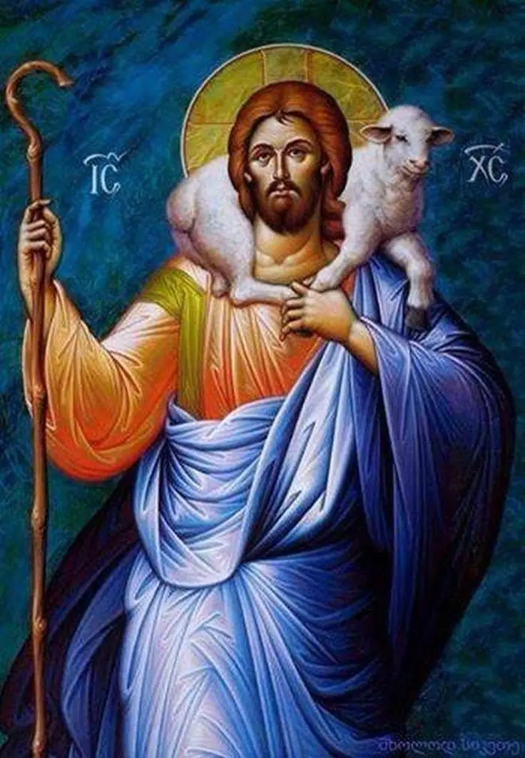 Jesus Christ The Good Shepherd Diamond Painting Embroidery Diamond