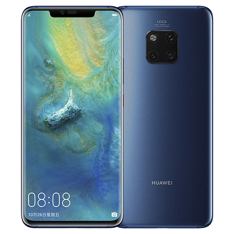 HUAWEI Коврики 20 Pro мобильный телефон 6,39 дюймов полный Экран водонепроницаемый IP68 40 МП 4 камеры Kirin 980 octa core Быстрая зарядка 10 V/4A