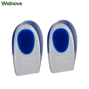

Silicone orthopedic insoles Massag Cushion Foot Care pad for shoe pain relief Heel pillow Cup Plantar Fasciitis Orthotics Z02201