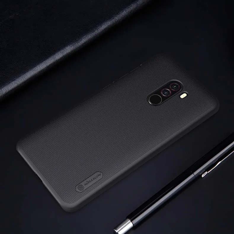 Для Xiaomi Pocophone F1 чехол 6,18 ''NILLKIN матовый ПК Жесткий Чехол для Pocophone F1 чехол для телефона подарок держатель телефона