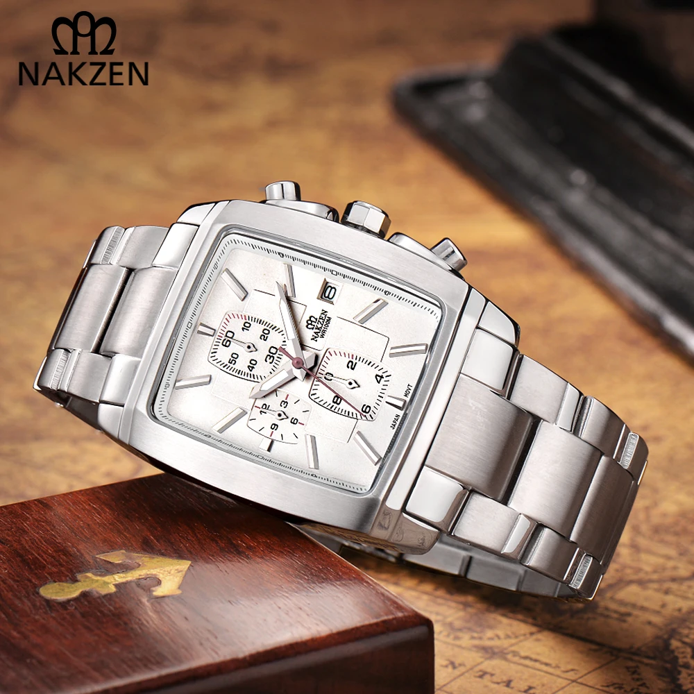 

2017 New Edifice Watch Quartz Watch Stainless Steel Chronograph WristWatch Men 10 Bar Waterproof Swim Sport Watches Male's Clock