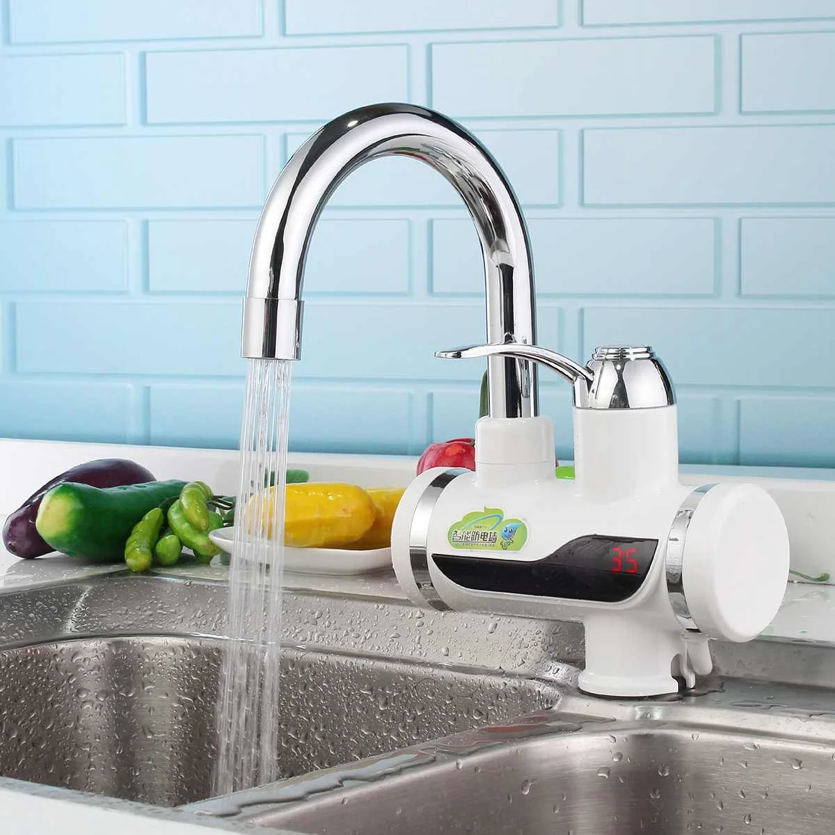 3000 w 220 v elétrica tankless aquecedor