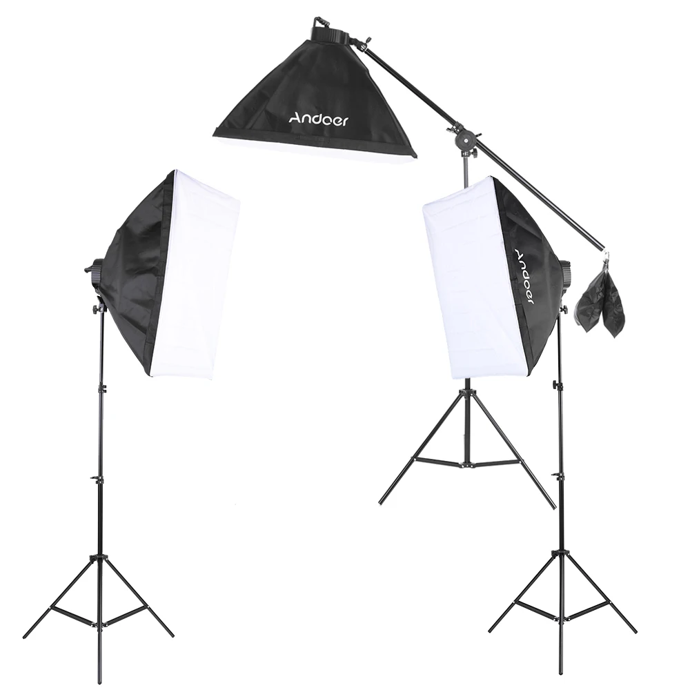 Softbox Lighting Kit PRO 3 Studio Quality Softboxes with Stands