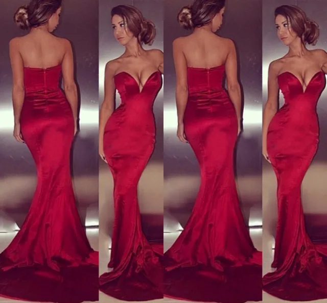 Hot Red Evening Dresses