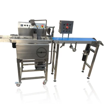 

10% Discount 8kg/h chocolate coating enrober machine chocolate tempering and enrobing machine with CE ISO approved