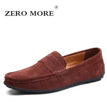 ZERO MORE/Мужская обувь; повседневные лоферы; большие размеры; мягкая обувь без застежки; мужские черные замшевые мокасины; однотонные дышащие мокасины для вождения