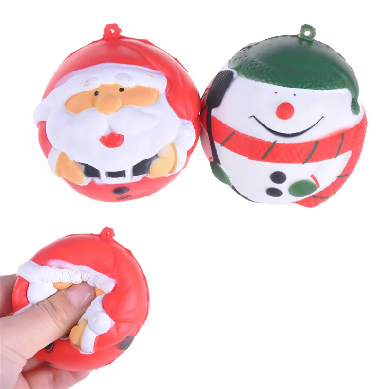 

Kawaii Soft Squishy Christmas Santa Claus Slow Rising Toy Charms Kids Toy Gift Phone Strap charms kids gifts 1pcs