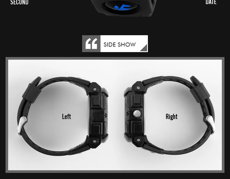 SKMEI 1270 Waterproof Men's Sports Watch description image 9