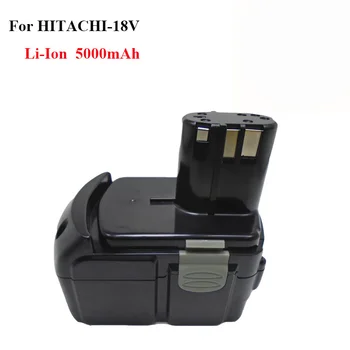 

High quality 18v 5.0Ah Li-ion battery Replacement for Hitachi: BCL1815 EBM1830 C18DL C18DLP4 C18DLX C18DMR C6DC C6DD CJ18DL