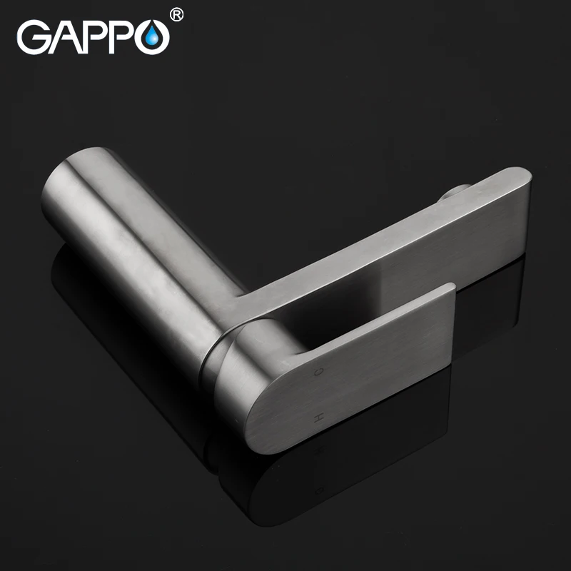 Billige GAPPO becken wasserhahn wasser mischbatterie Becken waschbecken Armaturen bad edelstahl wasserhahn wasserfall wc becken tap G1099 20