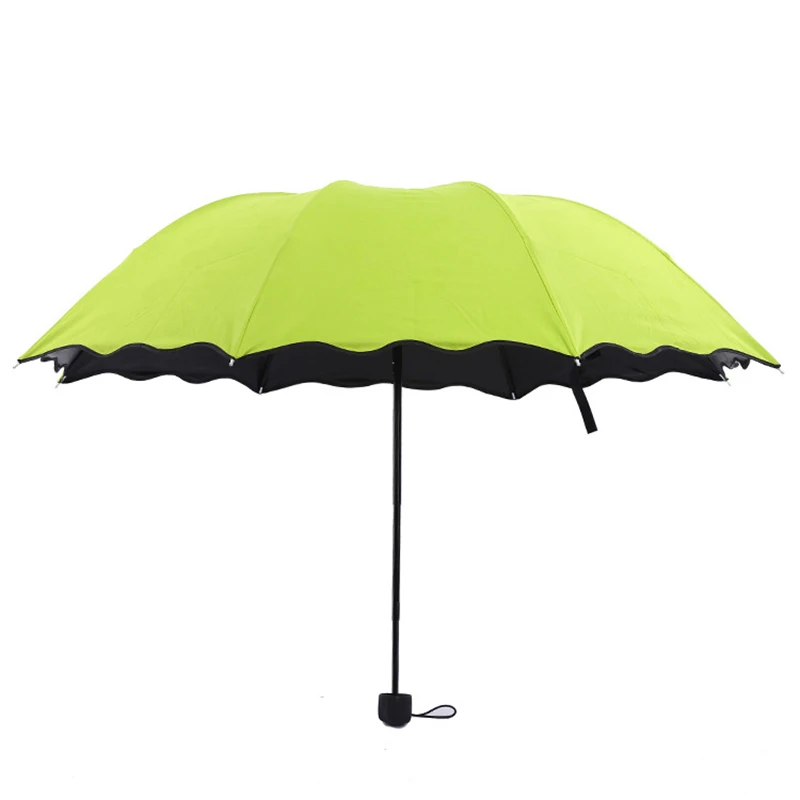 6 цветов модные солнечные зонтики для 1-2 человек ветрозащитный Parapluie Компактный Зонт от дождя для мужчин и женщин 10 к зонтик Guarda Chuva - Цвет: Green