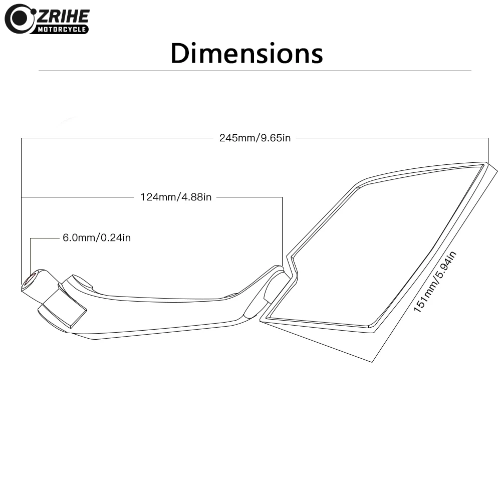 Аксессуары для мотоциклов Honda MSX125 MSX 125 PCX 125 150 CBR 600 F4 F4i CB600 HORNET CB650F боковое зеркало заднего вида