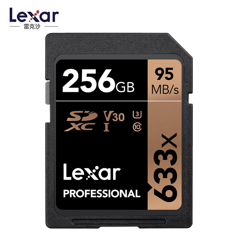 Профессиональные карты Lexar 633x128 GB 256GB SDXC UHS-I sd-карта 1 ТБ 512GB карта памяти большой емкости - Емкость: 256GB