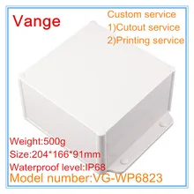 1 шт./лот настенный закачиваемая форма IP68 Водонепроницаемый ABS пластик Проект коробка для разъема провода под водой 204*166*91 мм