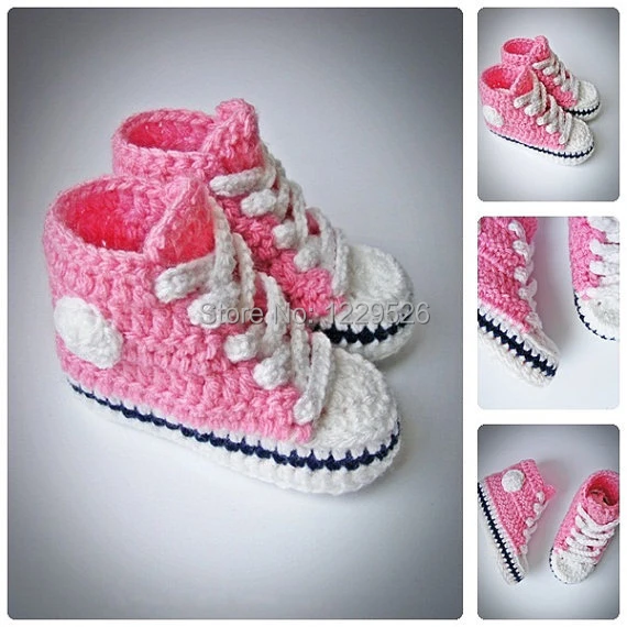 baby girl knitted shoes