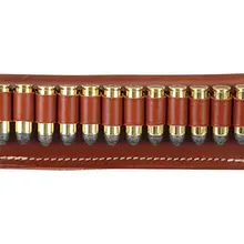 Охотник патронный ремень слайд пистолет амуниция Перевозчик кожа коричневый