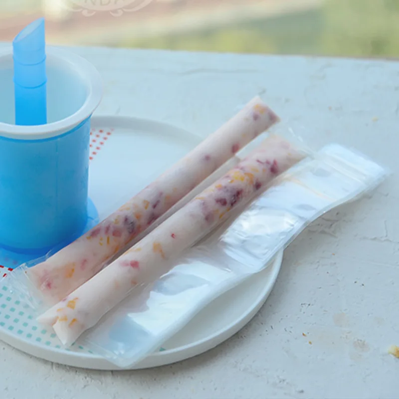 Khgdnor Ziplock мешок лед на палочке формы одноразовый лед поп форма для сладостей мешок льда замороженный пластиковый мешок инструмент для приготовления мороженного