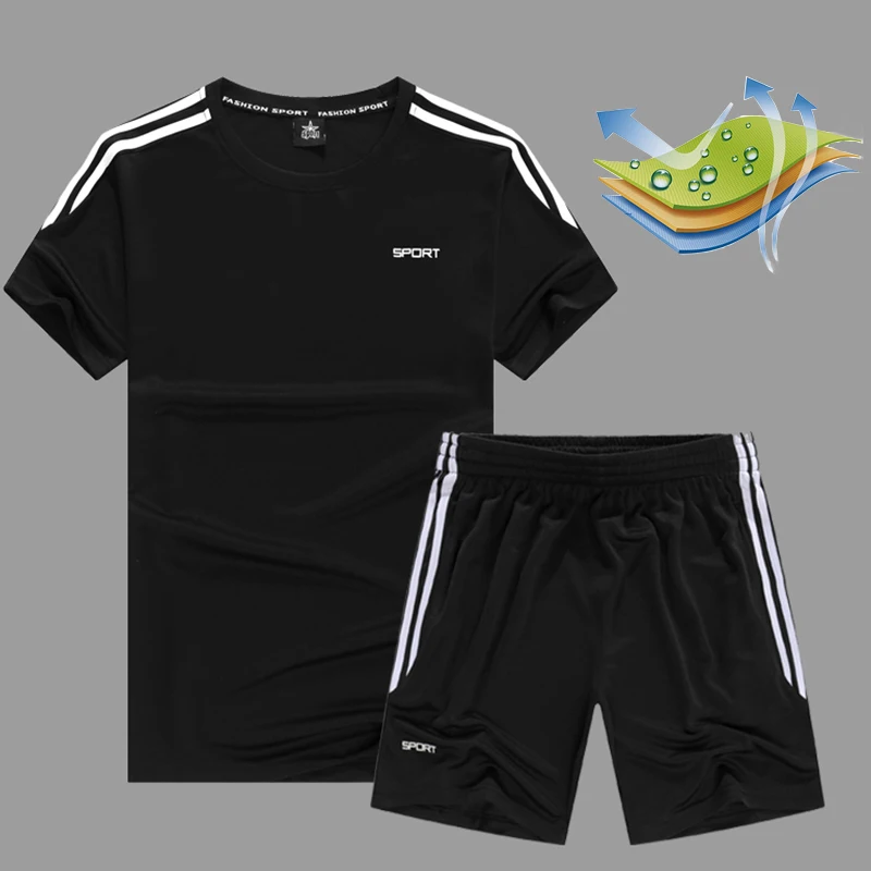 sweatsuit short set men's