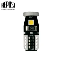 Led Car Light T10 W5W 3030 Chip Light Bulbs Car Interior Dome Map Door Courtesy License Plate Lights Compact Wedge White