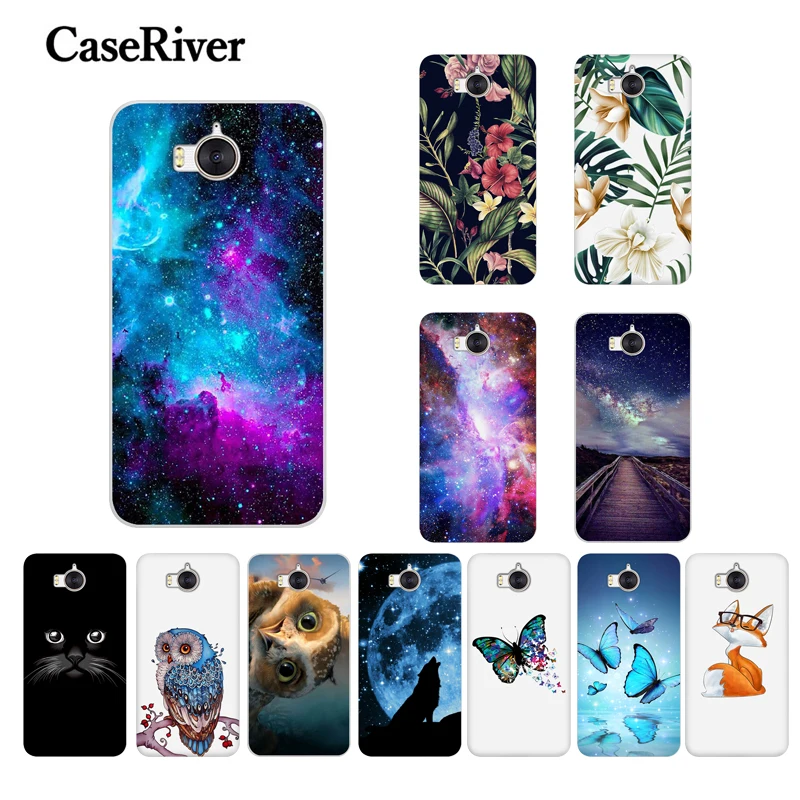 

5.0" Huawei Y5 2017 Case Cover Soft Silicone Phone Coque Huawei Y6 2017 Case TPU Back Protective Case Huawei Y5 2017 Capa