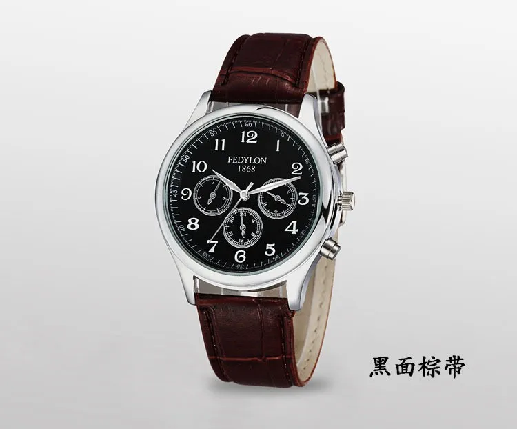 Мужские s часы лучший бренд класса люкс Мужские кварцевые спортивные часы мужские кожаные