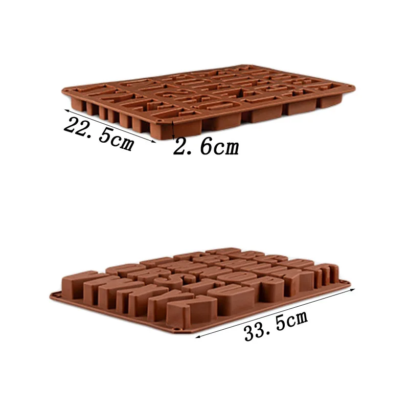 26 Английских Букв Алфавита шоколадная силиконовая форма для торта Конфета мыло сковорода украшения инструменты помадка формы выпечки аксессуары